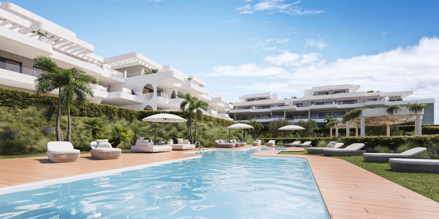 New 2 bedroom apartment in Estepona opposite the Kempinski Hotel - mibgroup.es