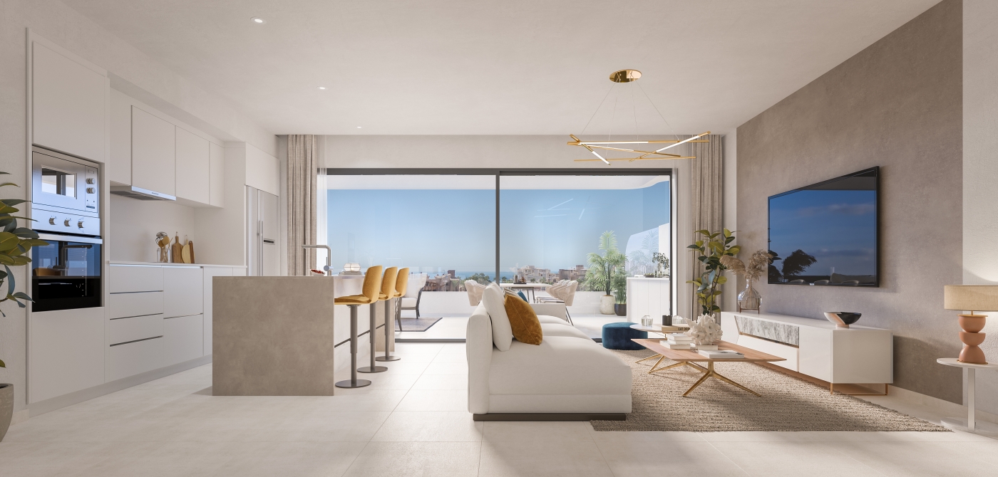 Nuevo apartamento de 2 dormitorios en Estepona frente al Hotel Kempinski - mibgroup.es