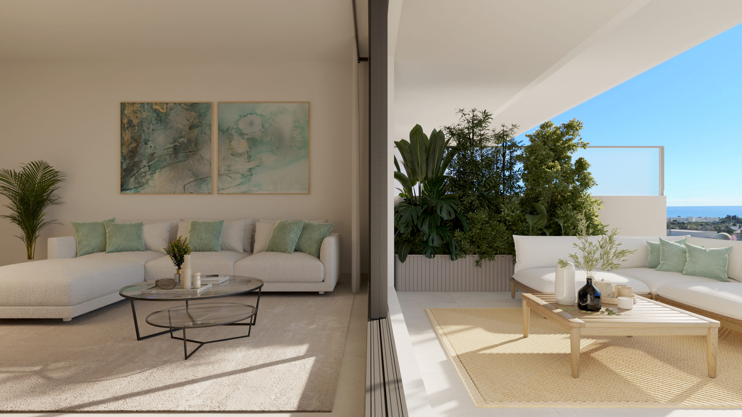 Obra nueva de 2 dormitorios en Cancelada - mibgroup.es