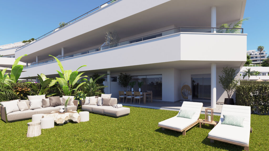 New build 2 bedrooms on the new golden mile Cancelada - mibgroup.es