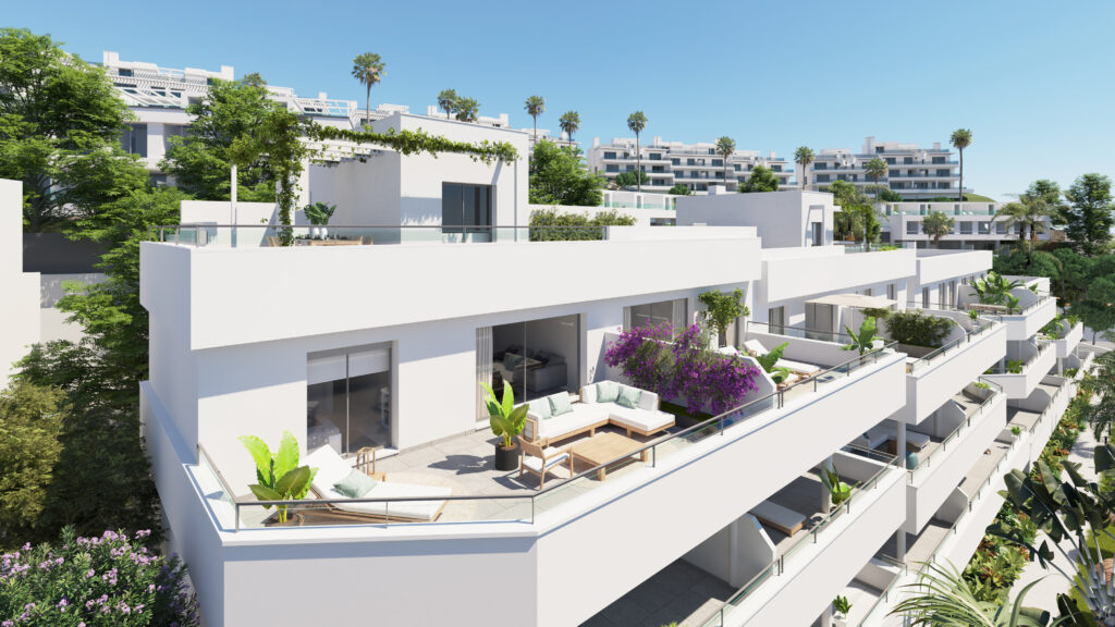 New build 2 bedrooms on the new golden mile Cancelada - mibgroup.es