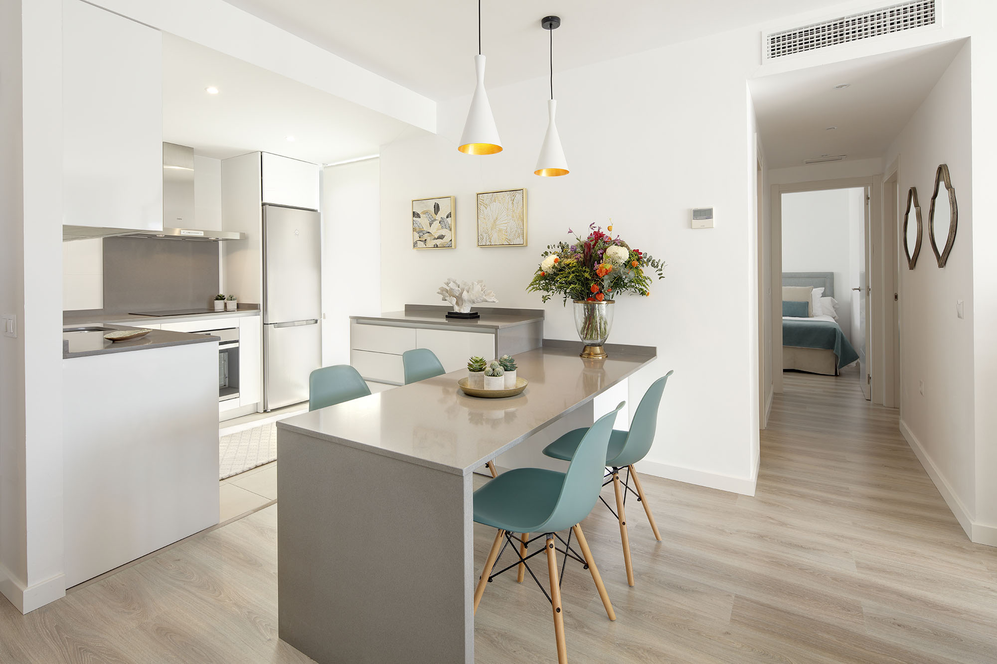 Двухкомнатная квартира в жилом комплексе с бассейном на крыше - mibgroup.es