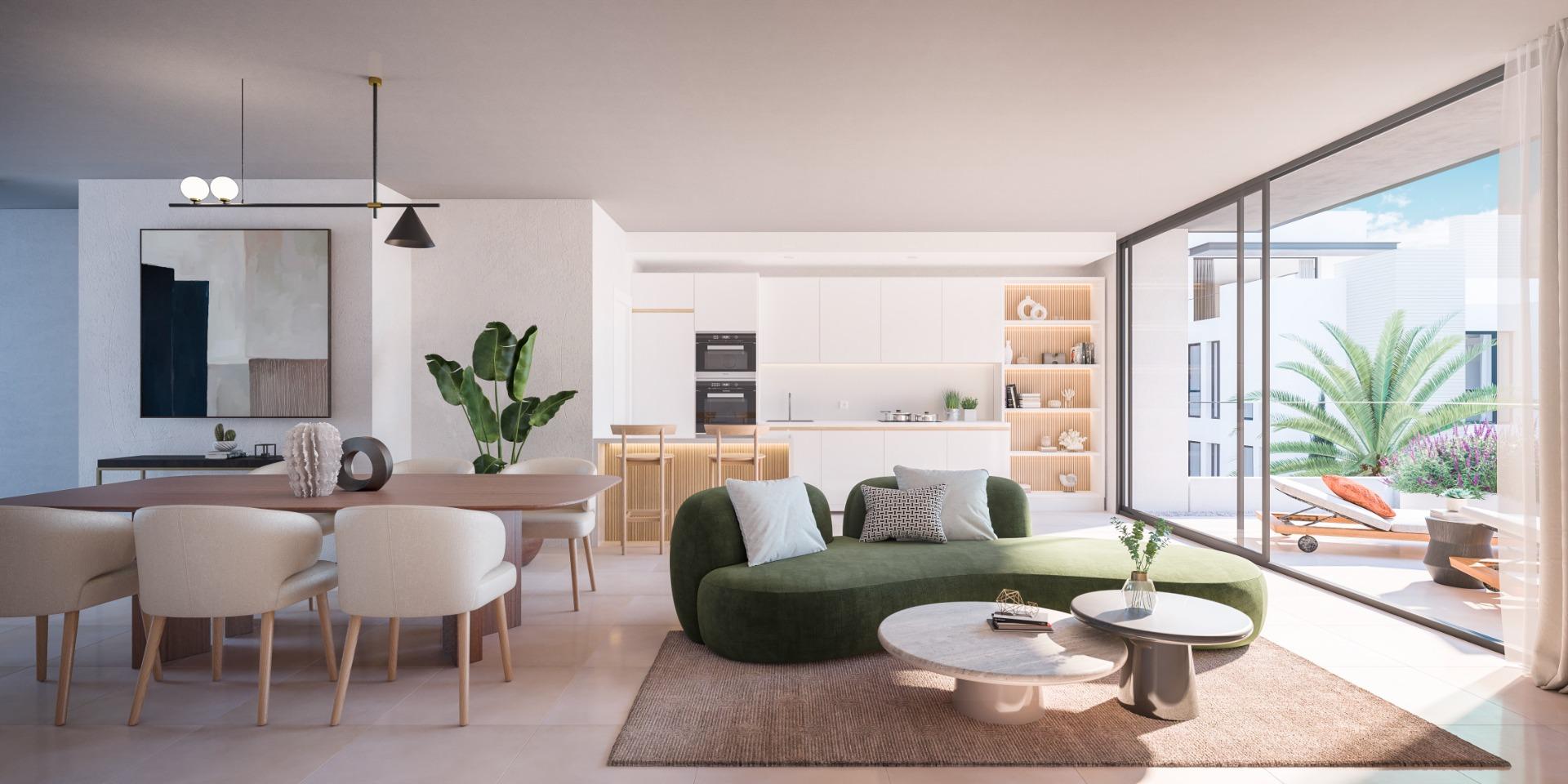 Modern 2-Bedroom Apartment with Terrace in Estepona - mibgroup.es