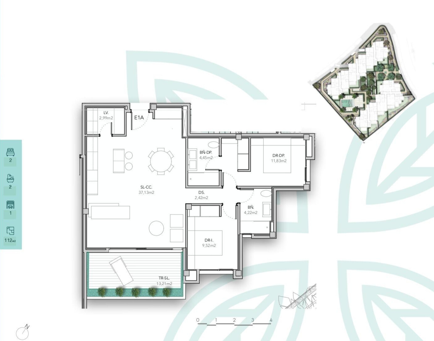 Modern 2-Bedroom Apartment with Terrace in Estepona - mibgroup.es