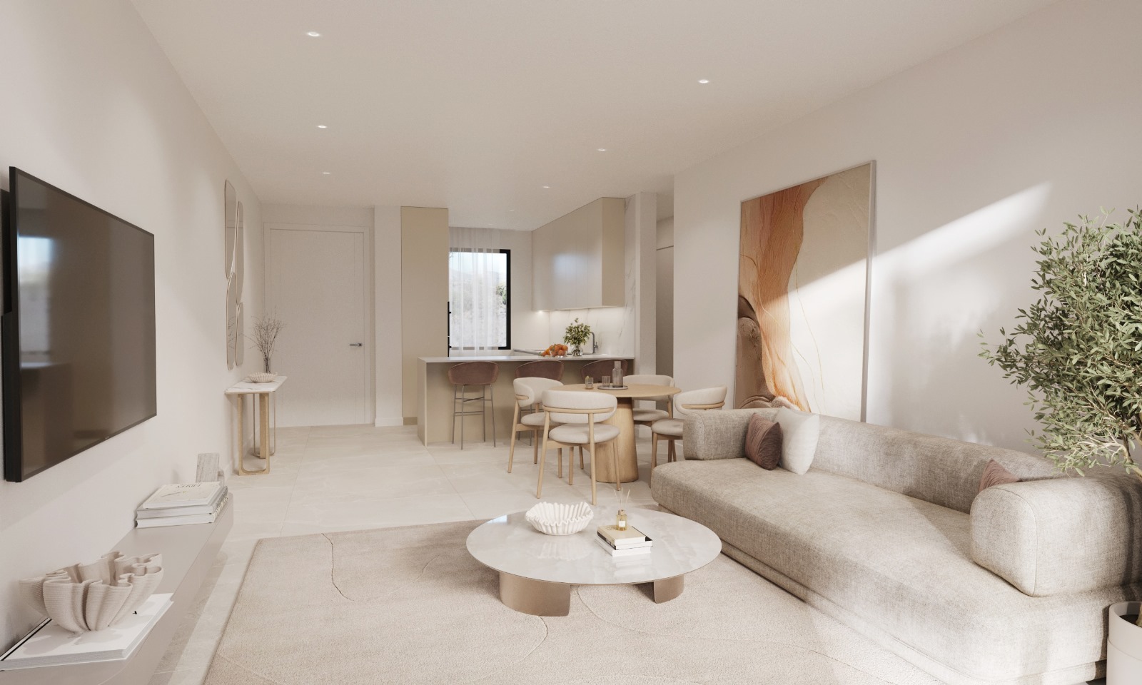 Apartamento moderno de 2 dormitorios y 2 baños en complejo cerrado cerca de la naturaleza - mibgroup.es