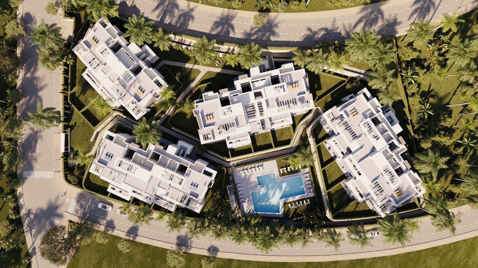 Apartamento moderno de 2 dormitorios y 2 baños en complejo cerrado cerca de la naturaleza - mibgroup.es