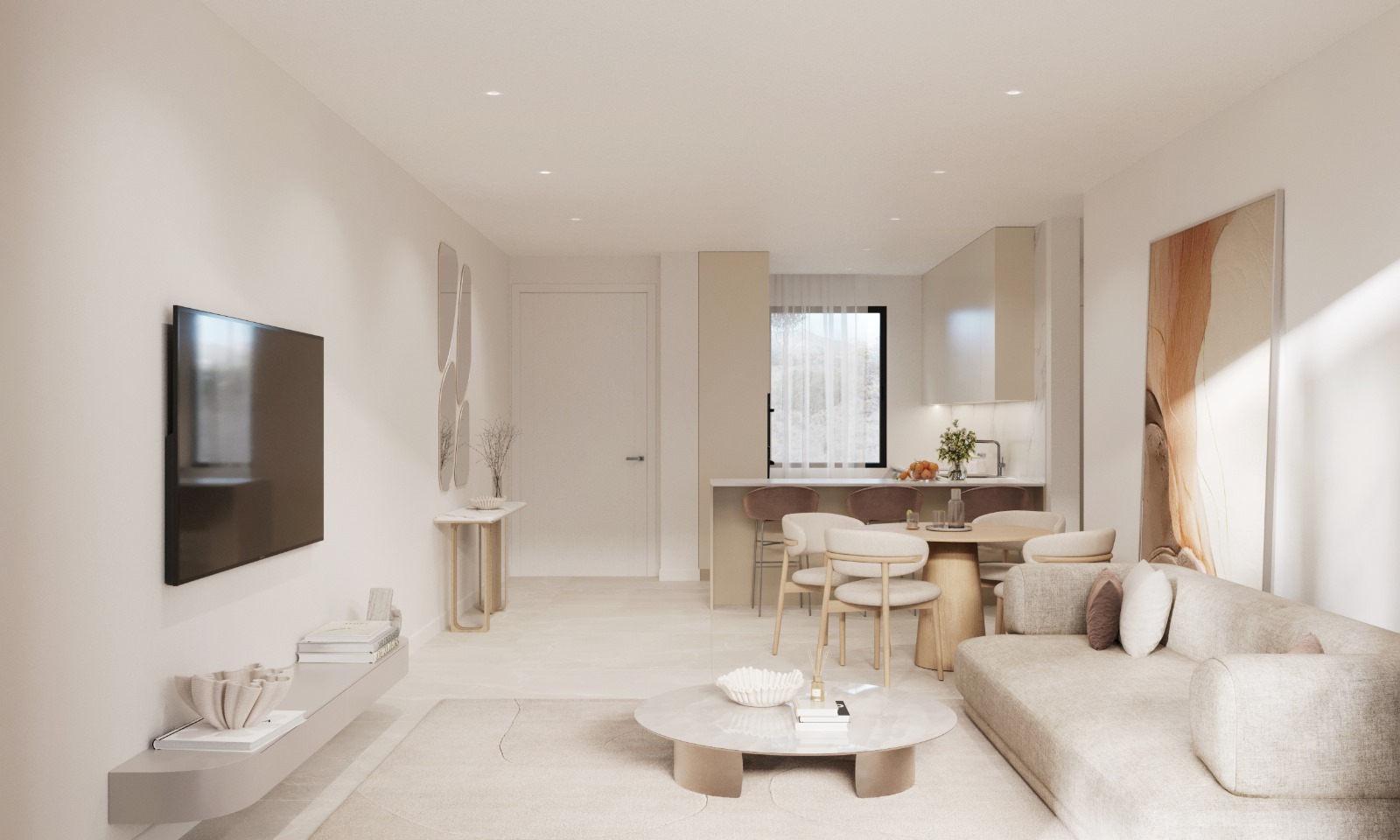 Apartamento moderno de 2 dormitorios y 2 baños en complejo cerrado cerca de la naturaleza - mibgroup.es