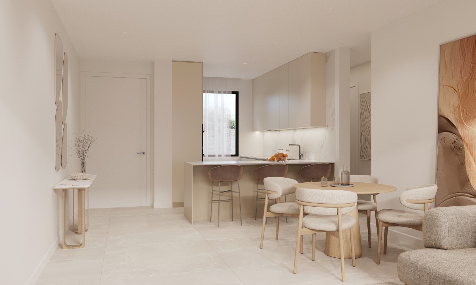 Apartamento moderno de 2 dormitorios y 2 baños en complejo cerrado cerca de la naturaleza - mibgroup.es