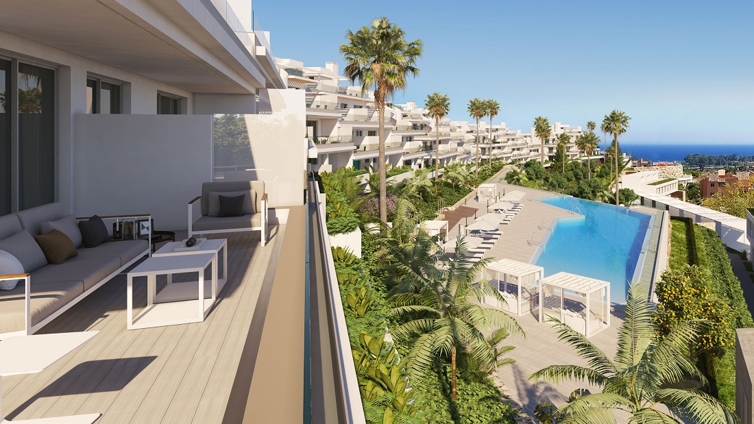 Town homes&apartments collection in Estepona - mibgroup.es