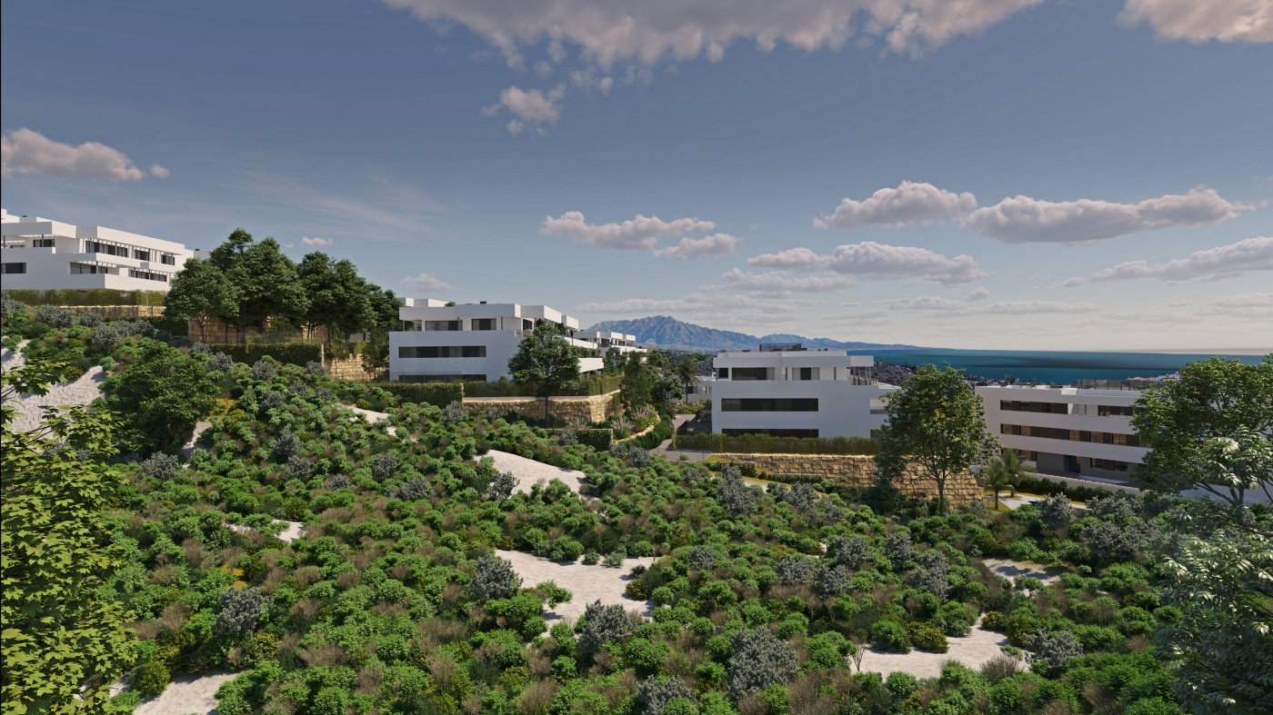 Modern apartments with panoramic views in Casares, near the sea and golf courses - mibgroup.es
