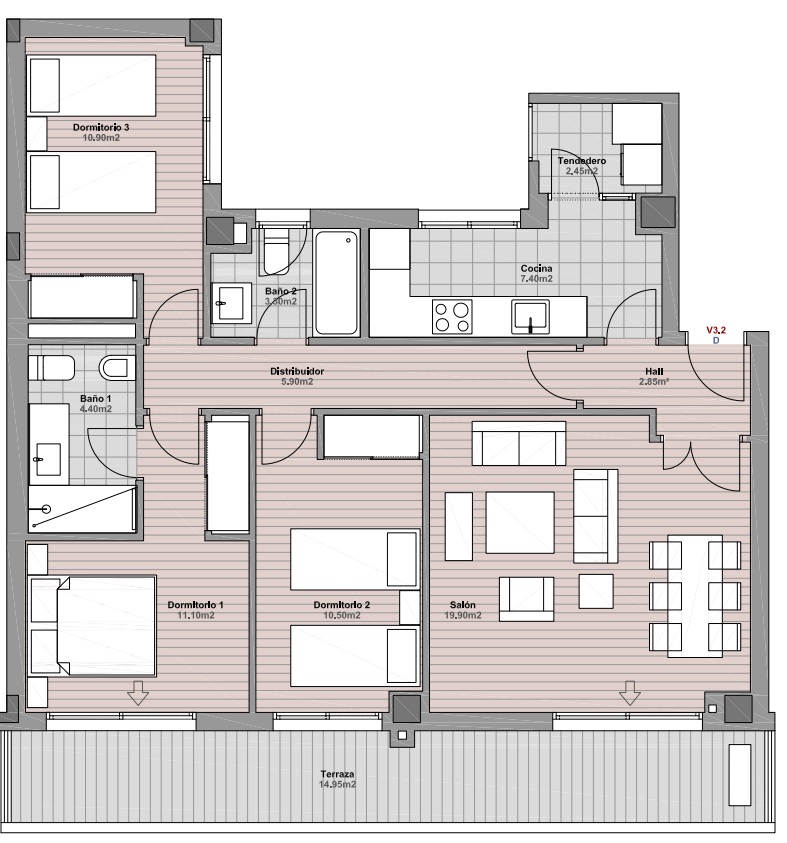 Three bedroom apartment in Estepona - thumb - mibgroup.es